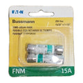 Cooper Bussmann BP/FNM-15 Time Delay Fuse 15A 250V Cartridge Fuses 2-Pack New