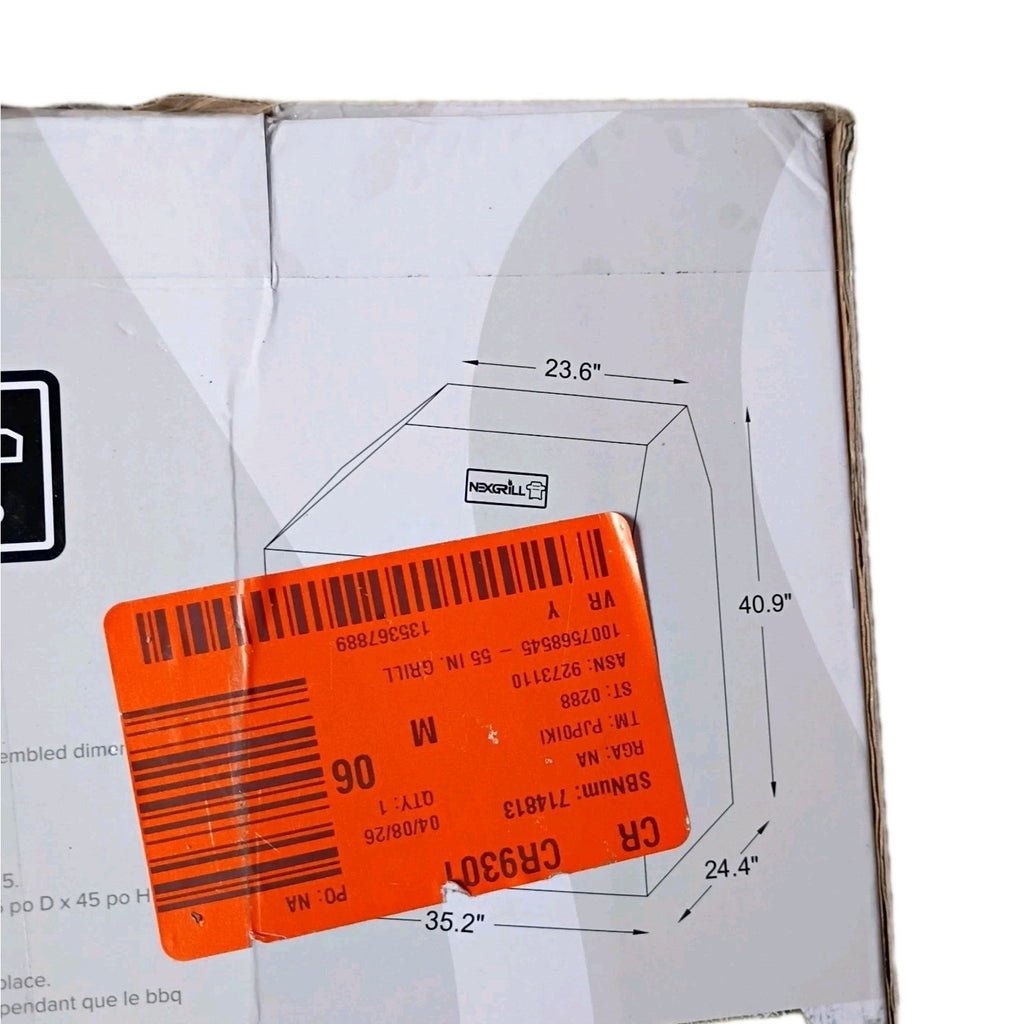 Nexgrill 29" Charcoal Grill Cover 7000025 Polyester Weather Resistant Large New