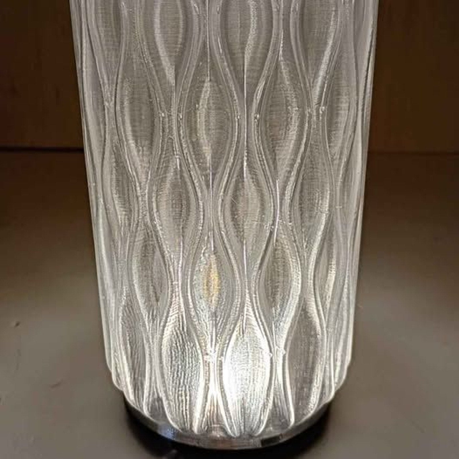 Clear table top light