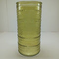 Green Large Flower Vase Clear Green Glass