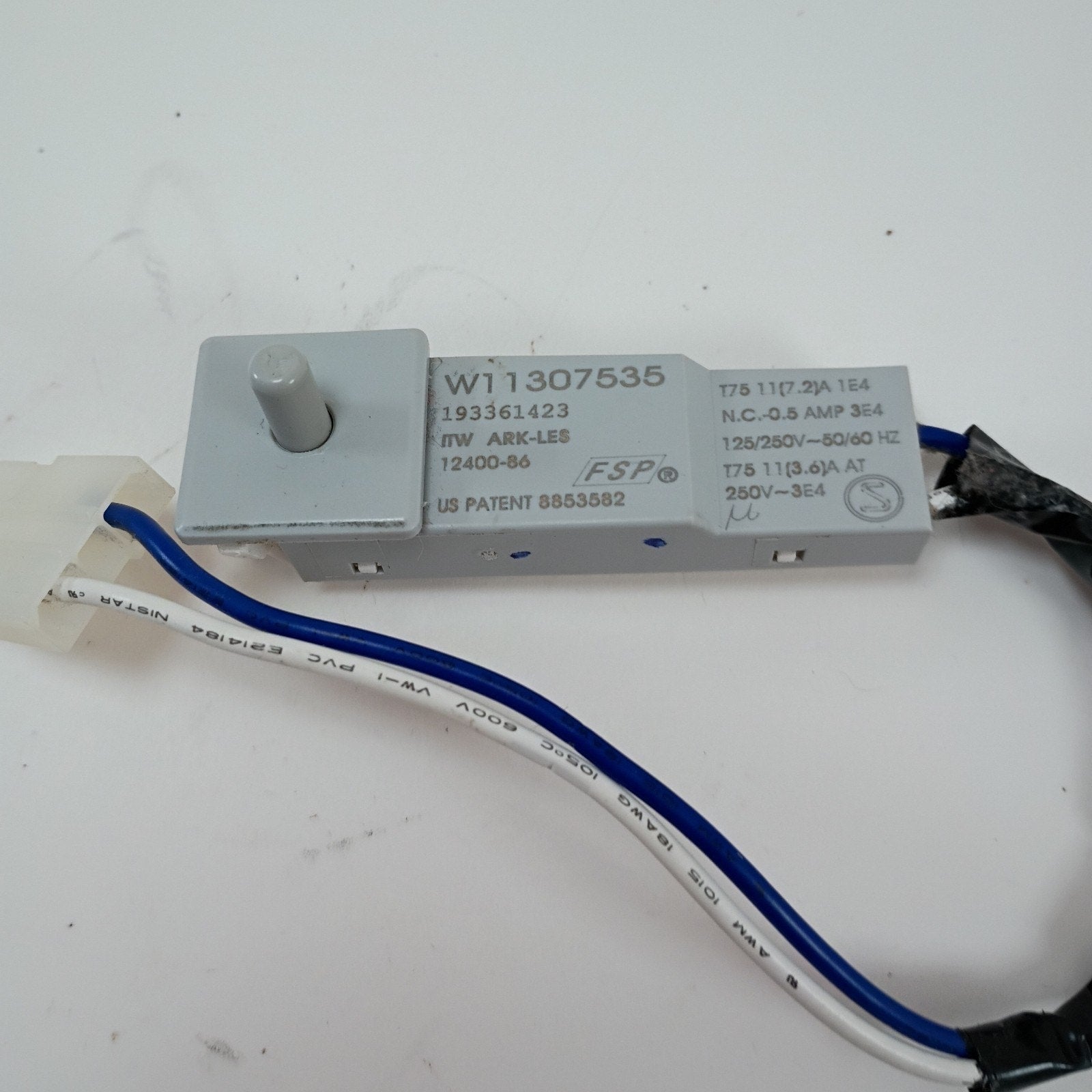 Maytag Whirlpool Dryer Door Switch W11307535