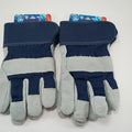 2 Pair XL West Chester Cowhide Leather Gloves Grey Blue New