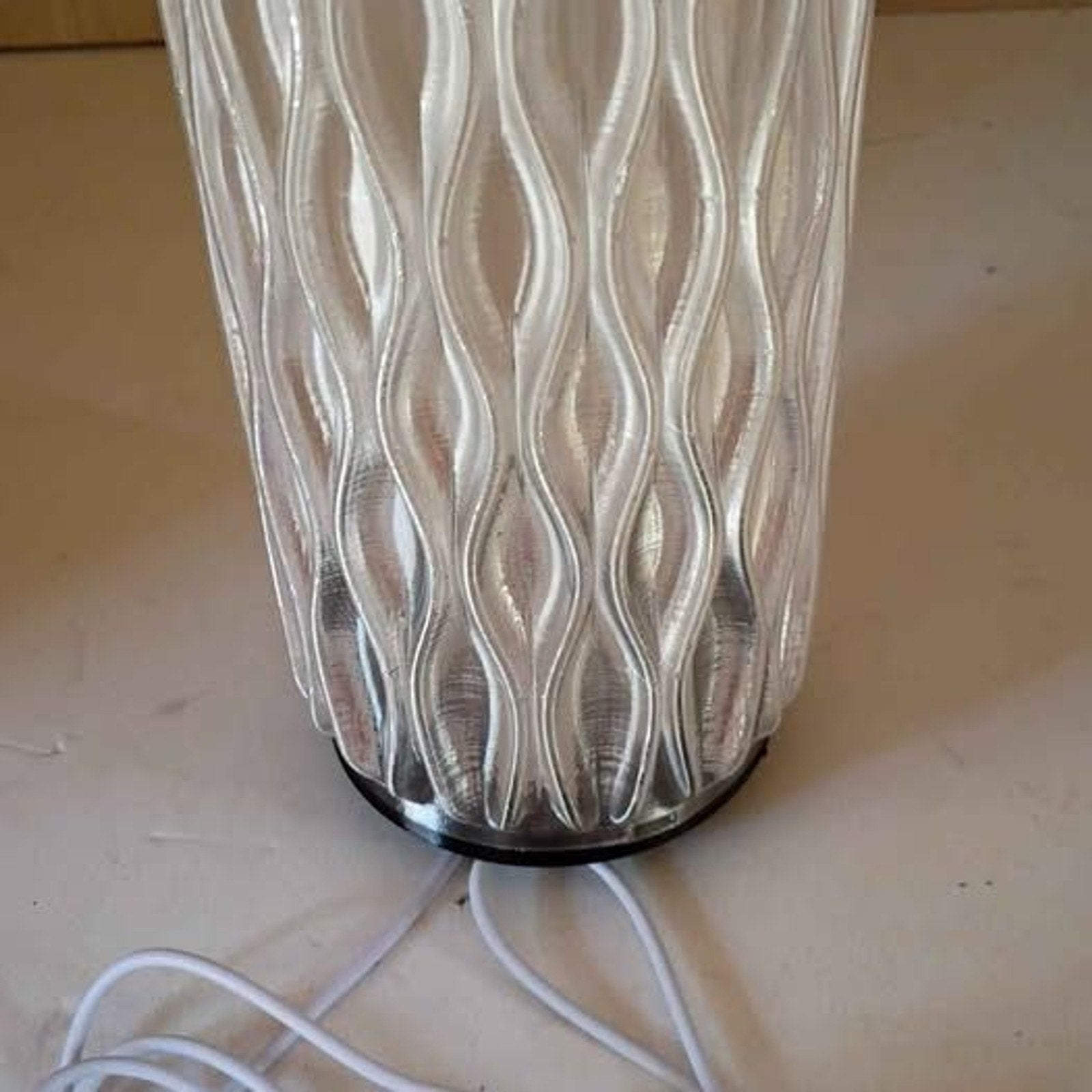 Clear table top light