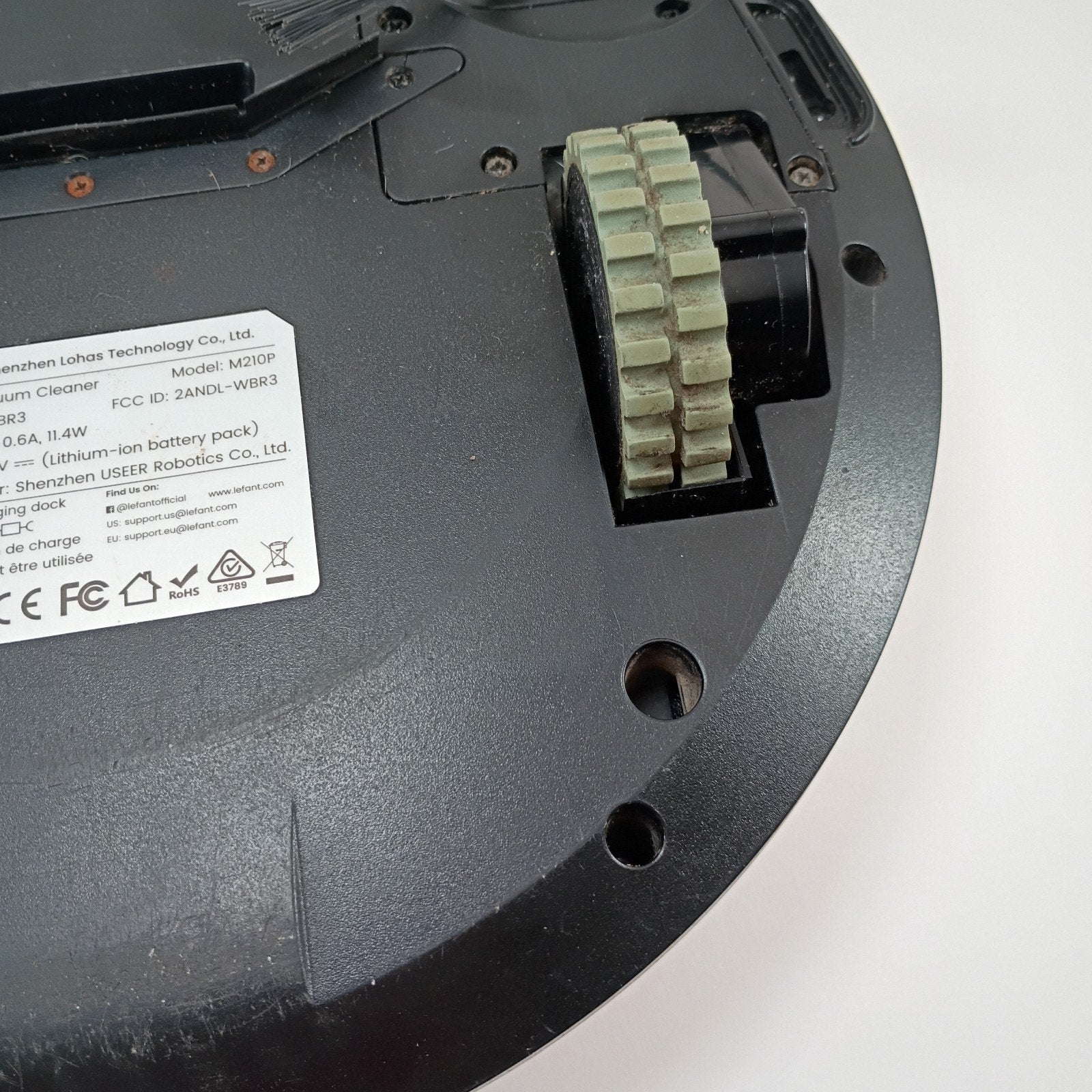 Lefant M210 Pro Robot Vacuum – white Used For Parts