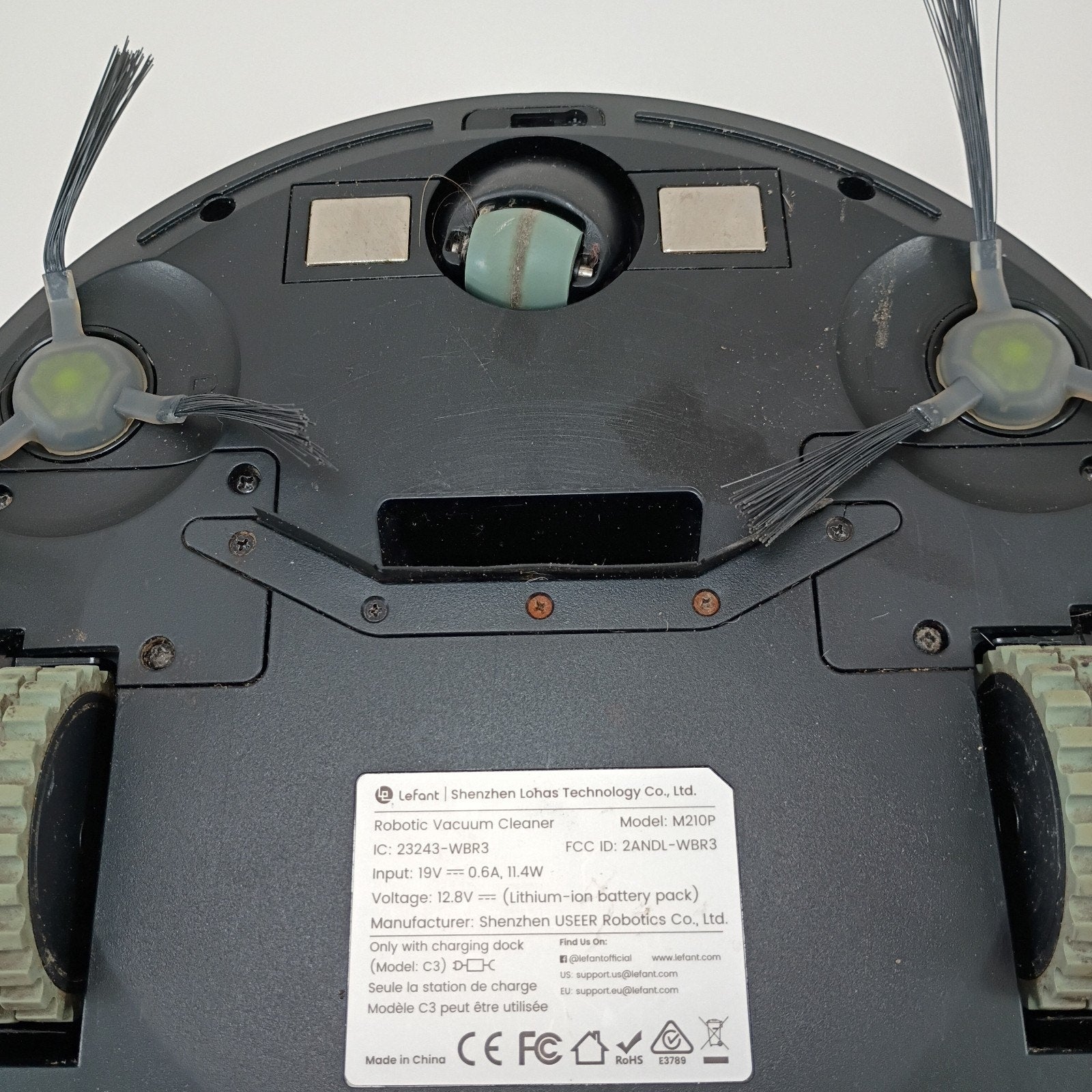 Lefant M210 Pro Robot Vacuum – white Used For Parts