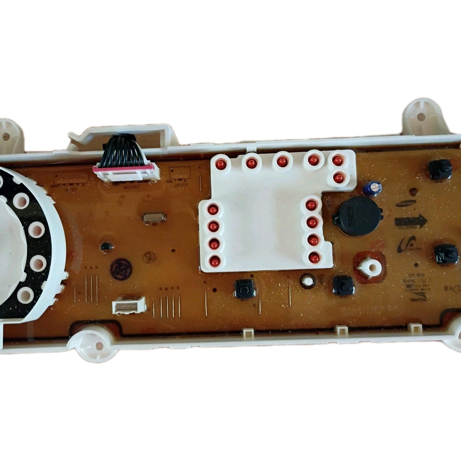 OEM Samsung Washer Guide PCB DC92-02401A Control Panel Housing Tested