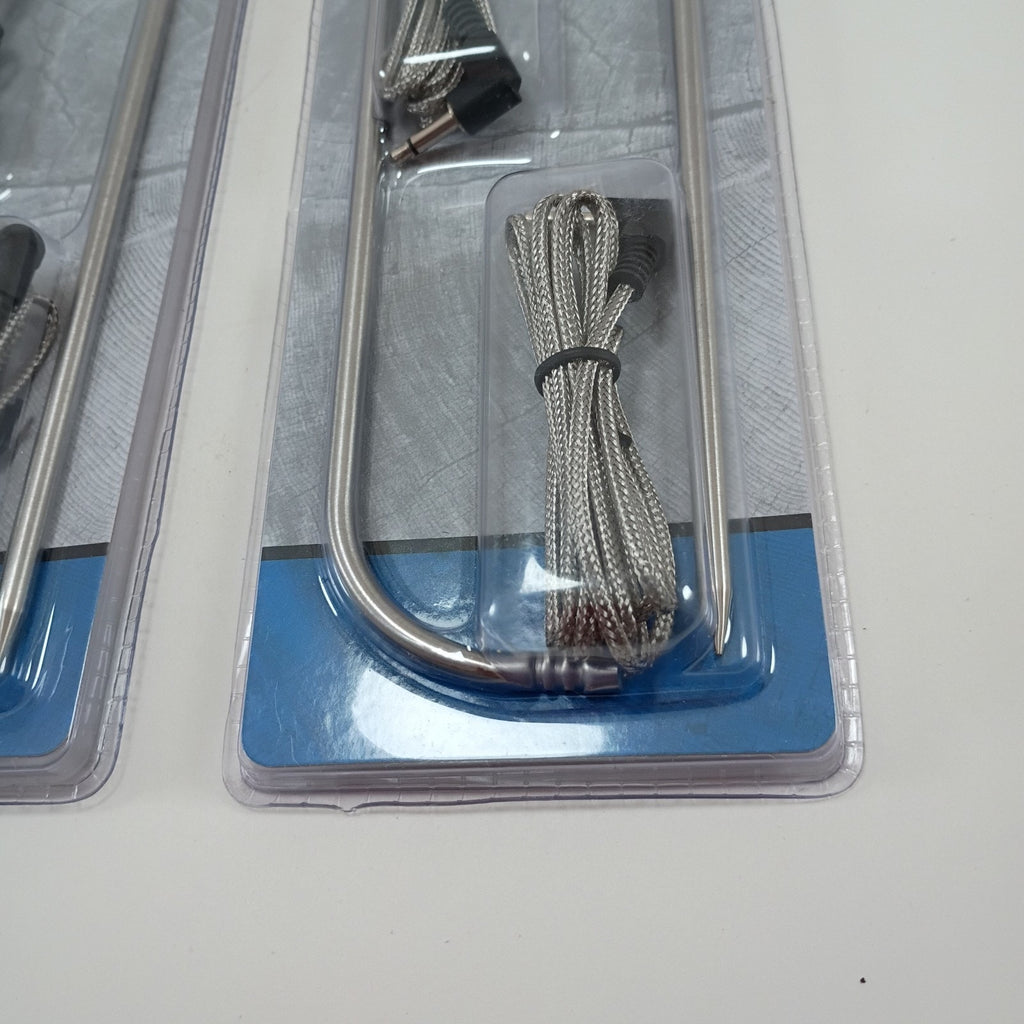 2 Pit Boss Smoker 2 Pack Advanced Meat Temperature Probes Woven Wire 67297 NEW