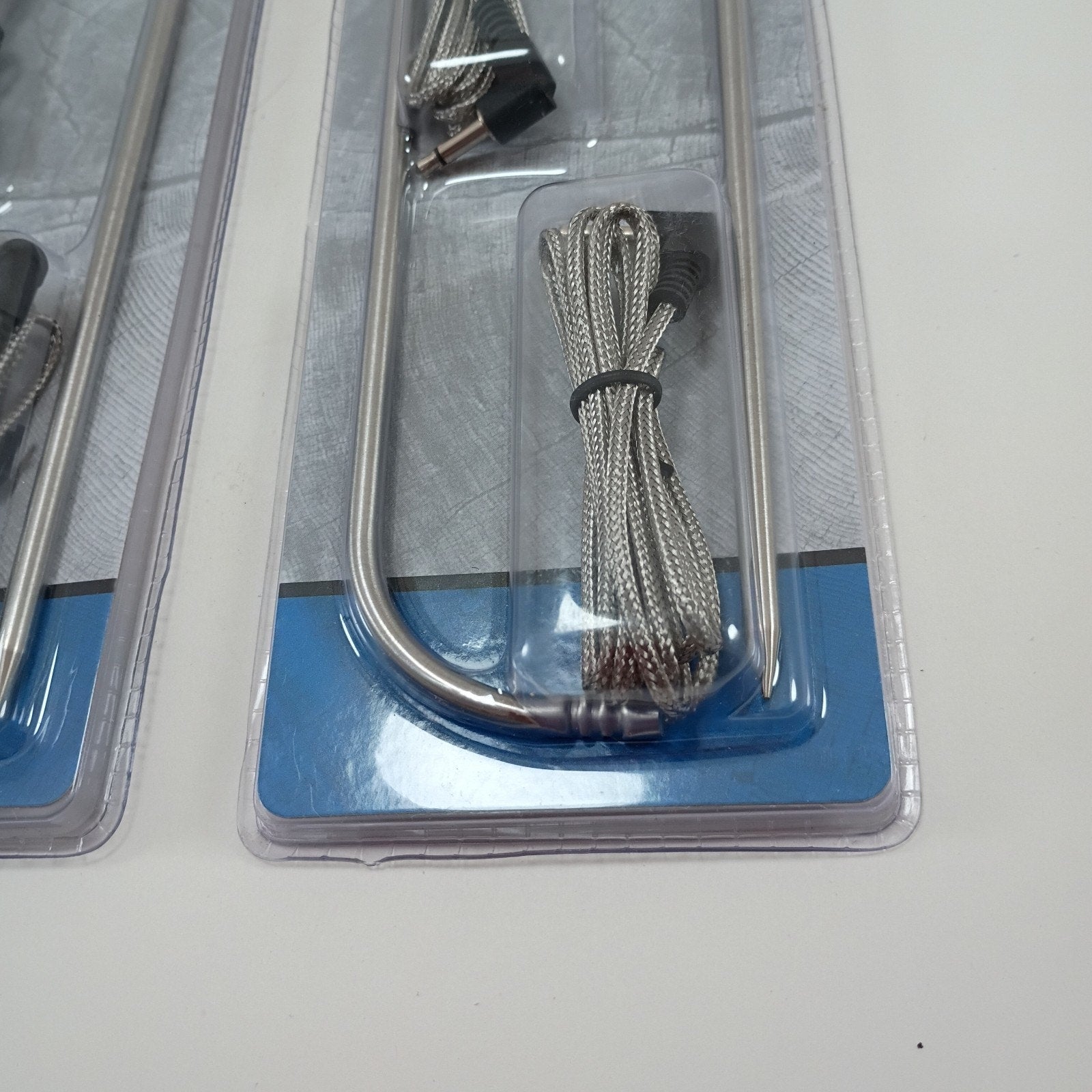 2 Pit Boss Smoker 2 Pack Advanced Meat Temperature Probes Woven Wire 67297 NEW