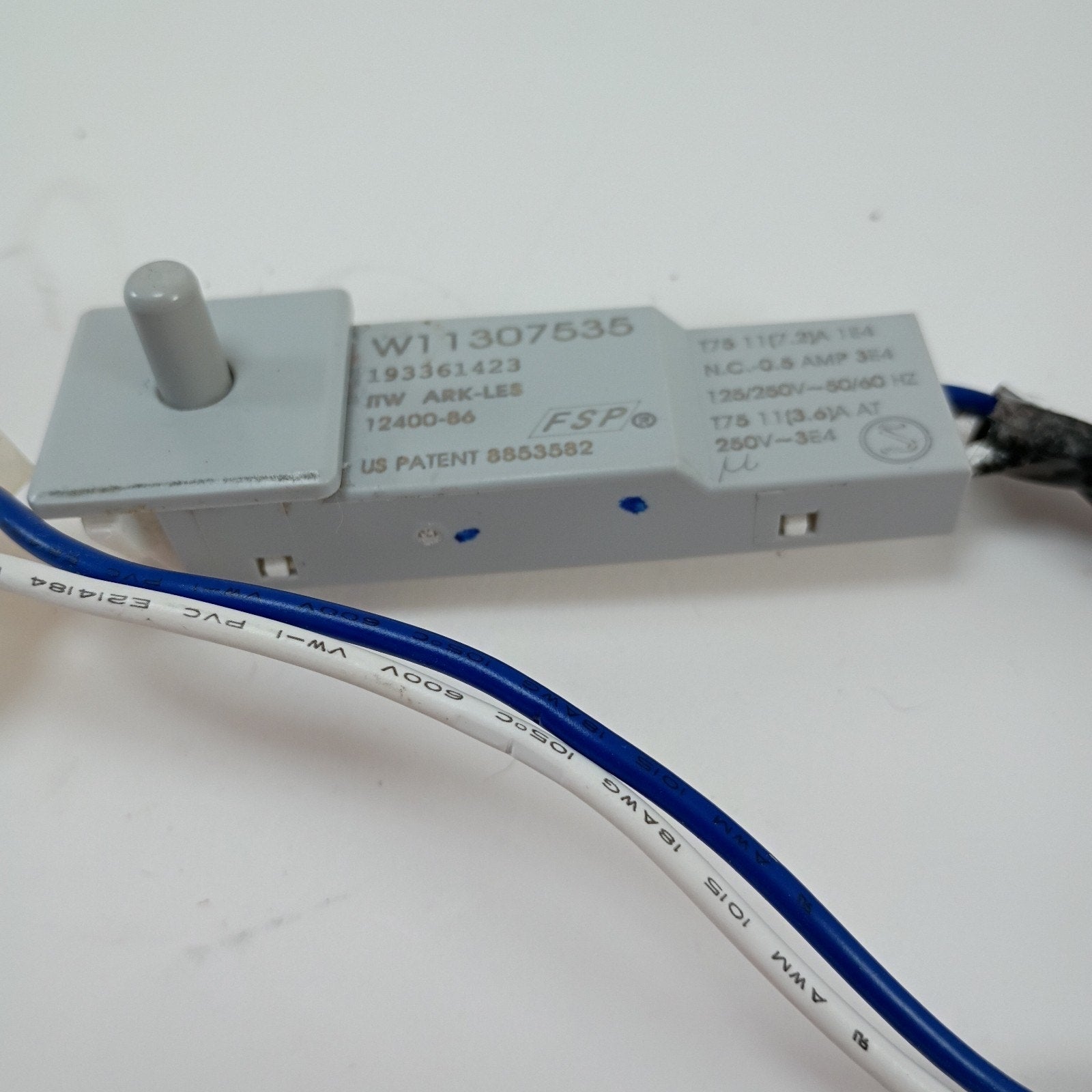Maytag Whirlpool Dryer Door Switch W11307535
