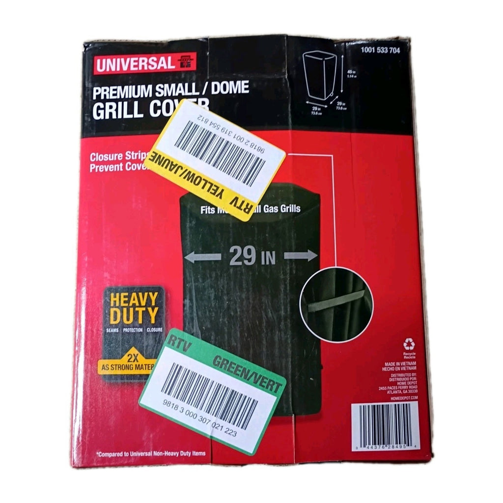 Universal Premium Small/Dome Heavy Duty Grill Cover 29 inch wide