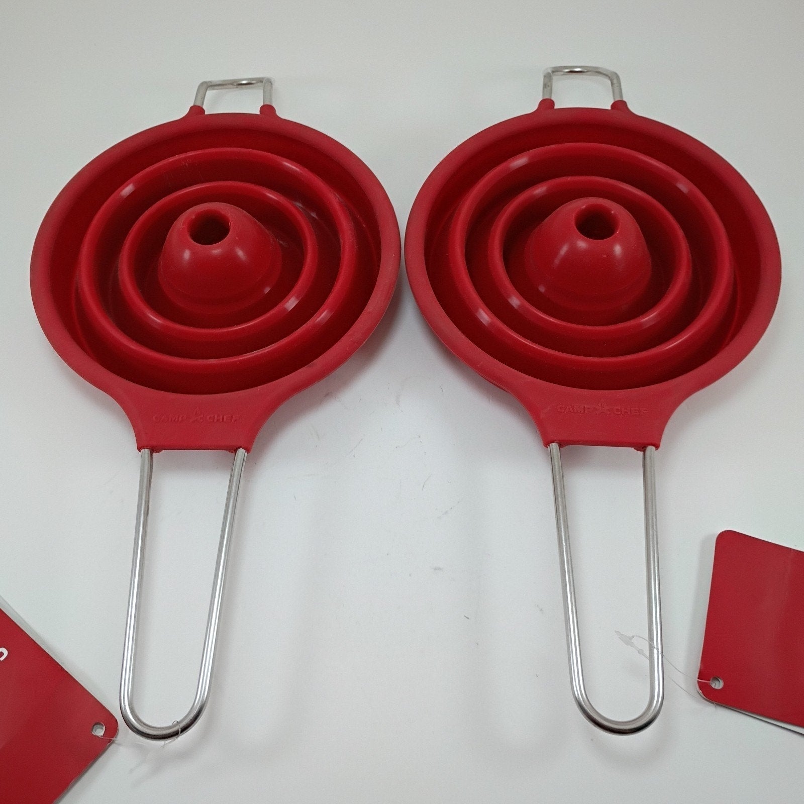 2 Camp Chef Collapsible Funnel 7.25 In Red New Outdoor Gear Cooking