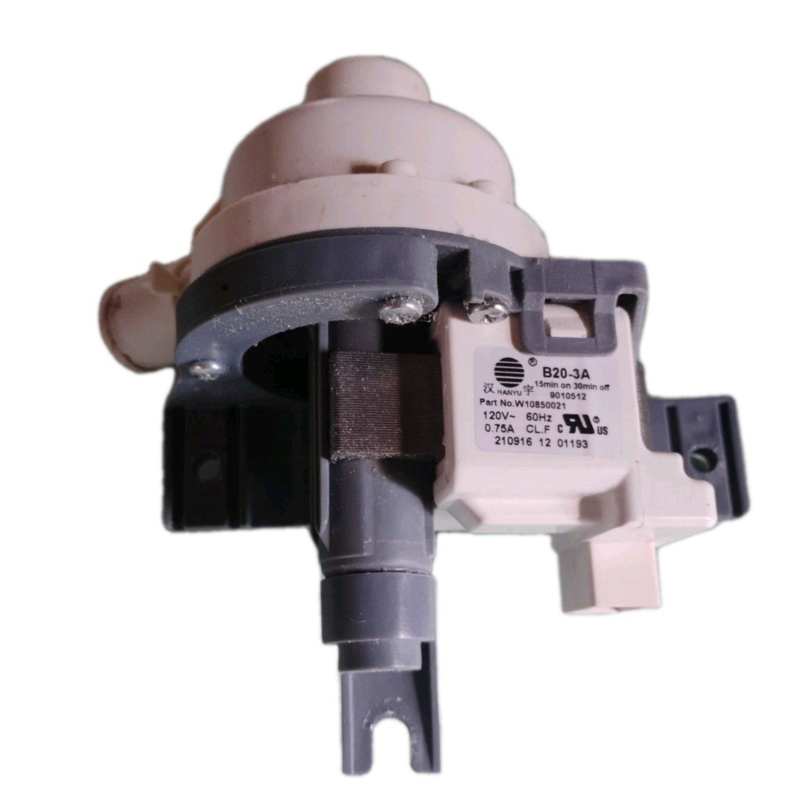 Recirculation Pump B20-3a Whirlpool W10850021