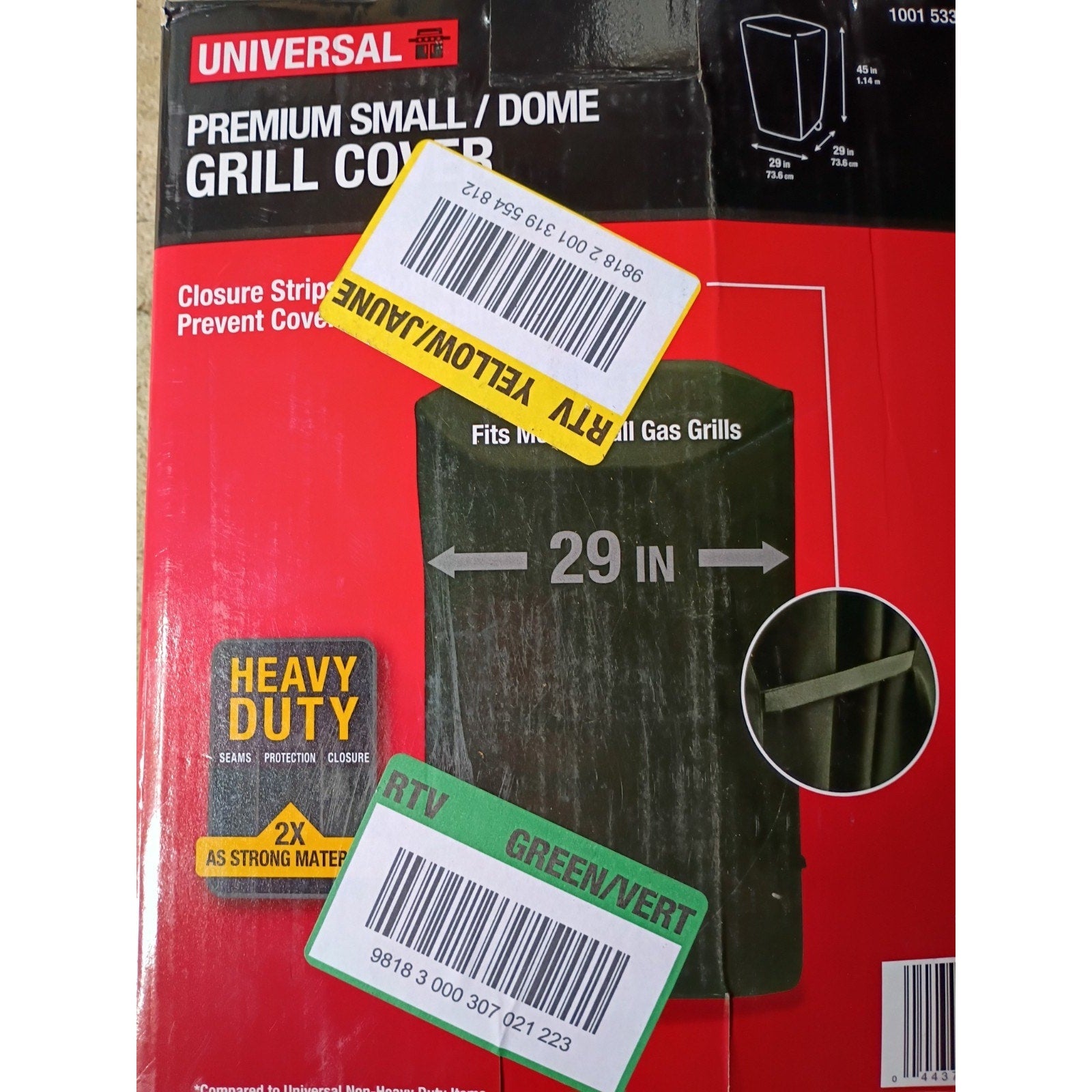 Universal Premium Small/Dome Heavy Duty Grill Cover 29 inch wide