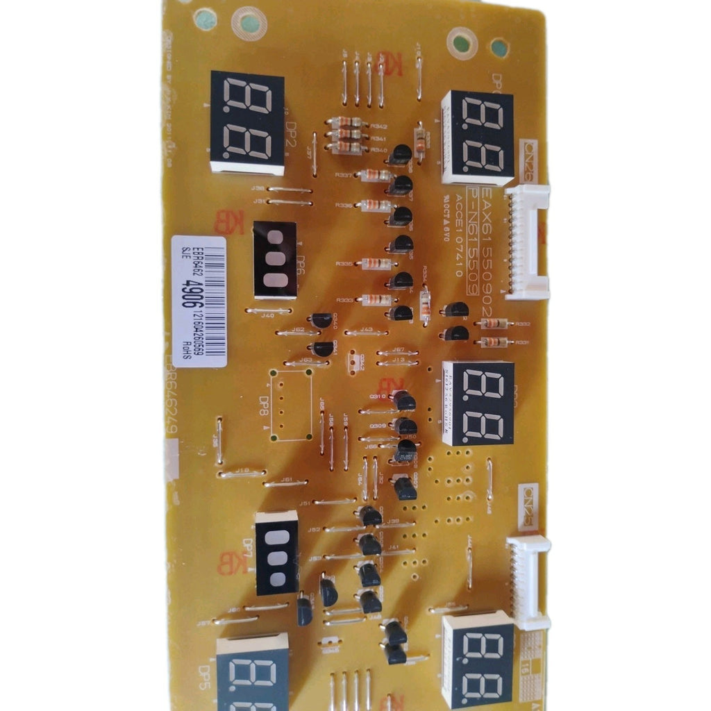 LG PCB Assembly Display Board EBR64624907 Oven Stove Control Module OEM Used
