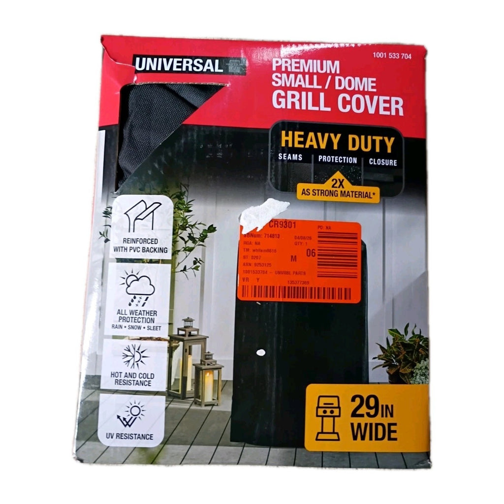 Universal Premium Small/Dome Heavy Duty Grill Cover 29 inch wide