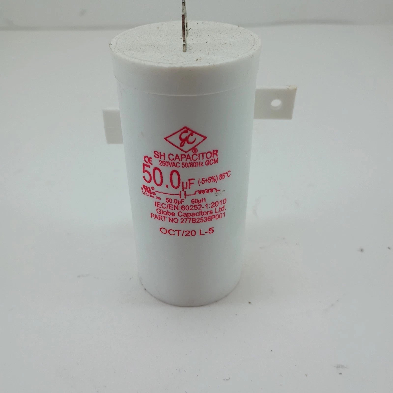 GE Stacked Washer Dryer Motor Start Capacitor Part# 277B2536P001 Genuine