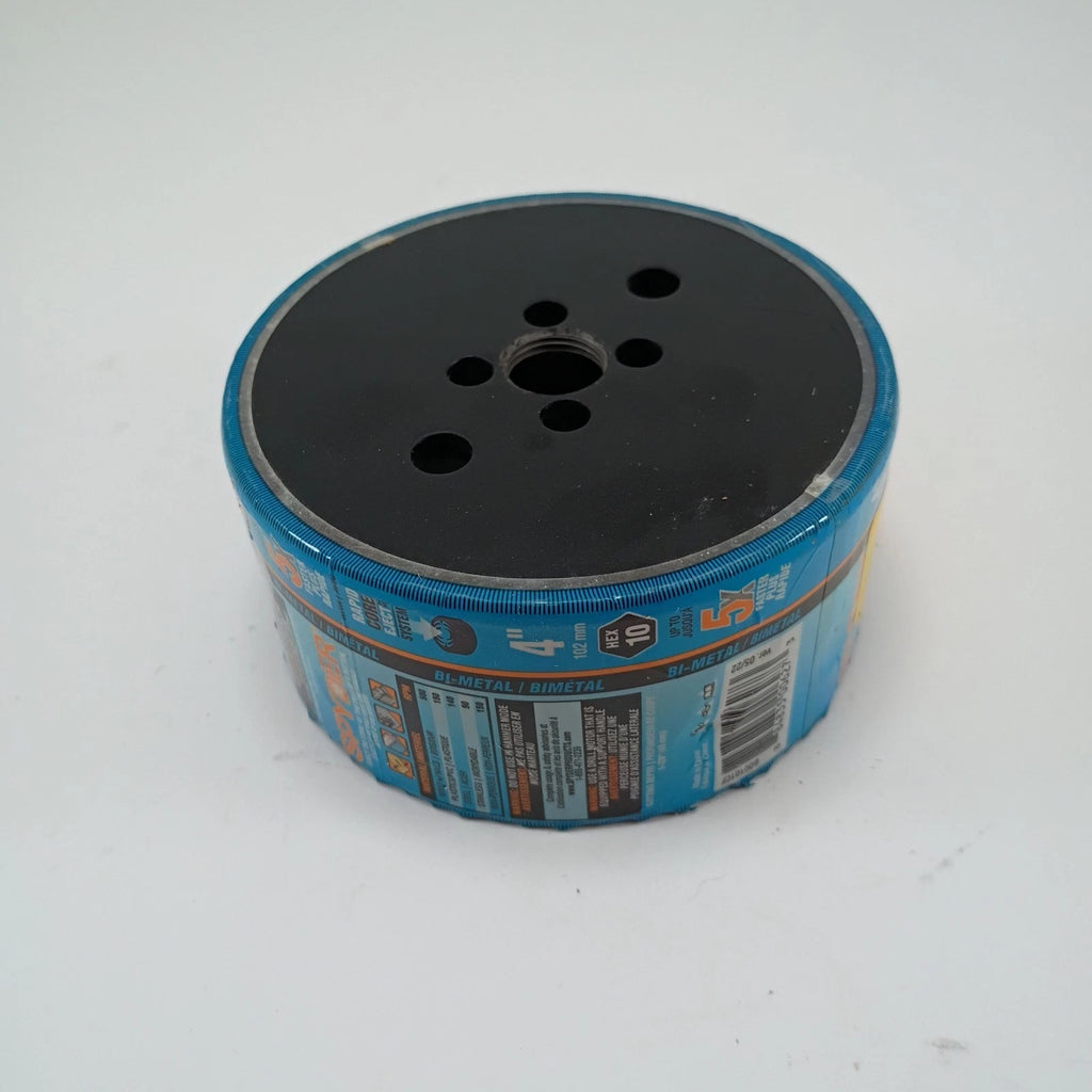 Spyder 4 inch Bi-Metal Hole Saw Part 600101CF Heavy Duty Cutting Tool New